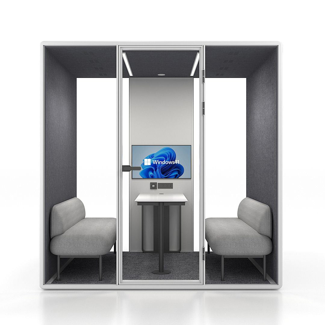 Soundproof 4-Person Meeting Pod