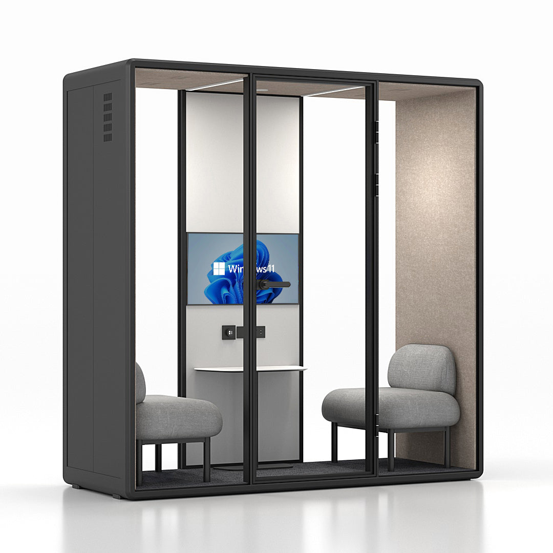 Wide Soundproof Collaboration Booth