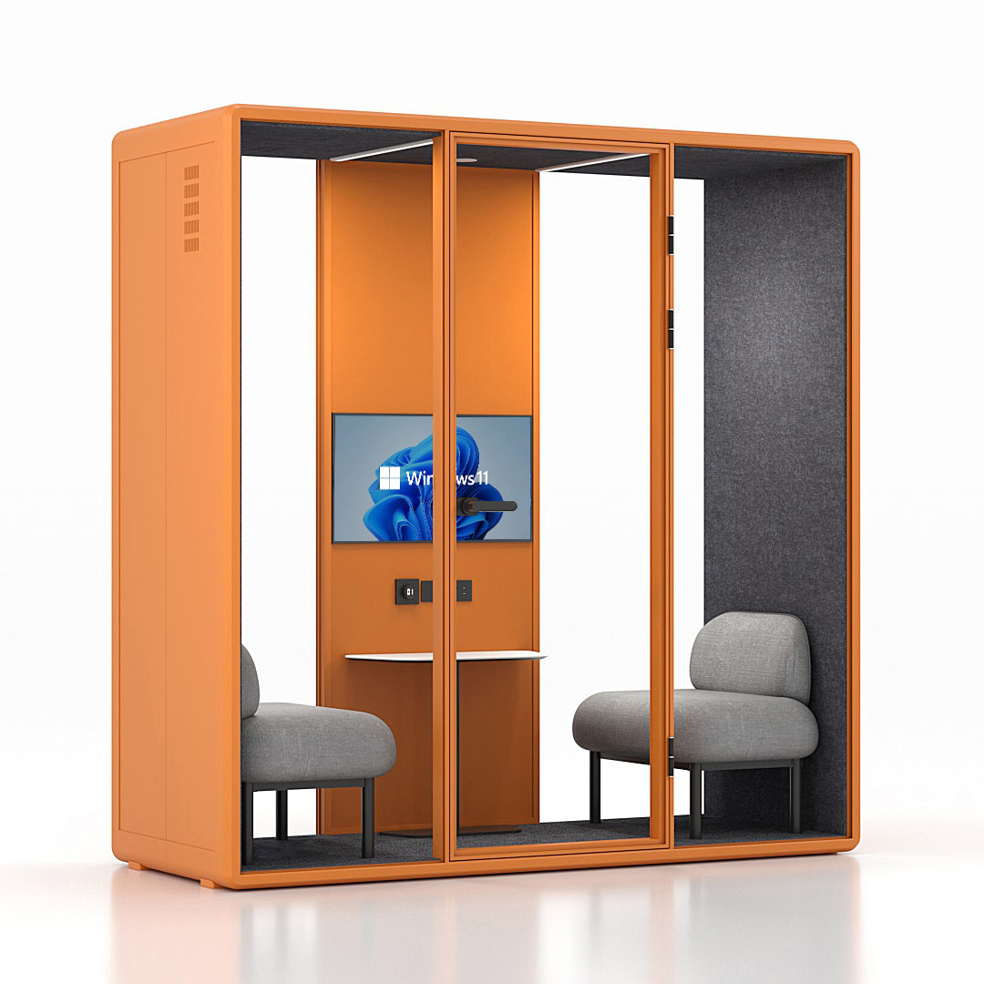 Wide Soundproof Collaboration Booth