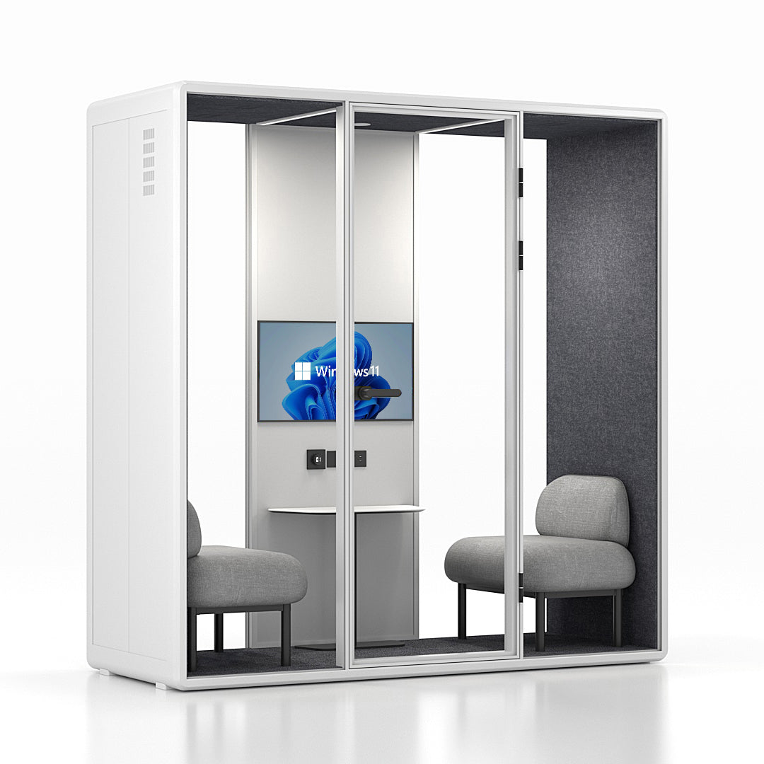Wide Soundproof Collaboration Booth