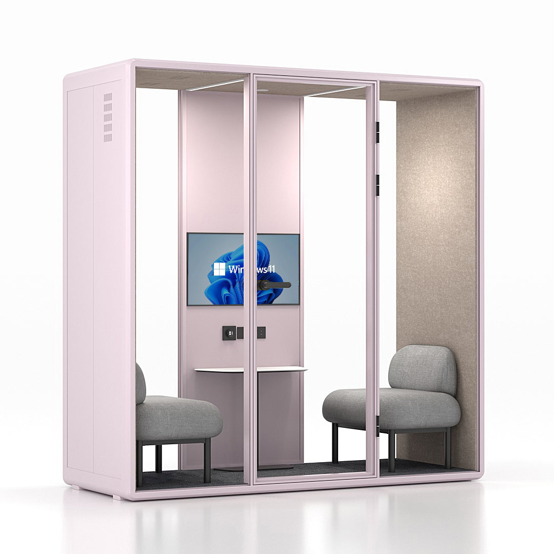 Wide Soundproof Collaboration Booth