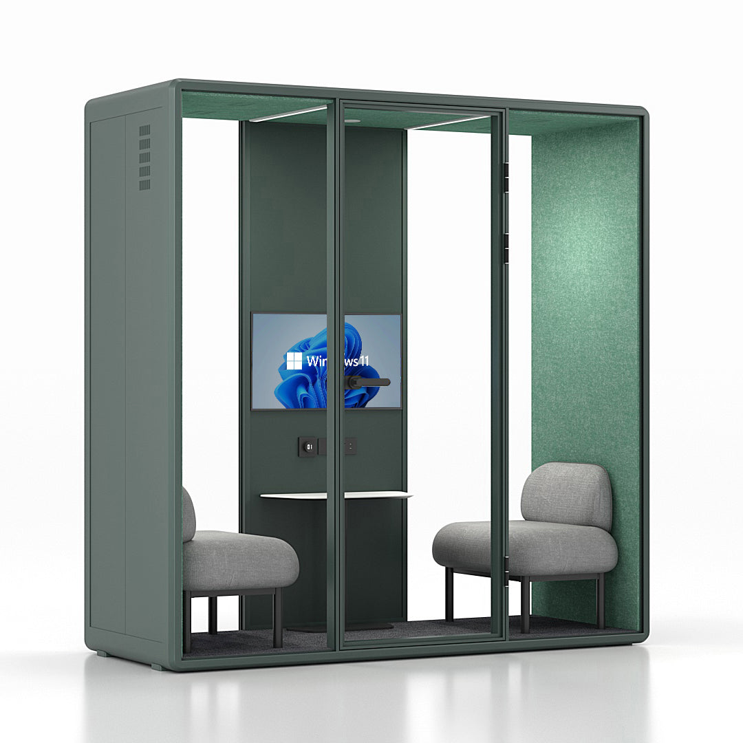 Wide Soundproof Collaboration Booth