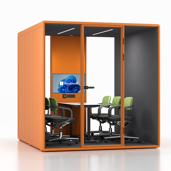 1–6 Person Conference Pod - Large Soundproof Meeting Room