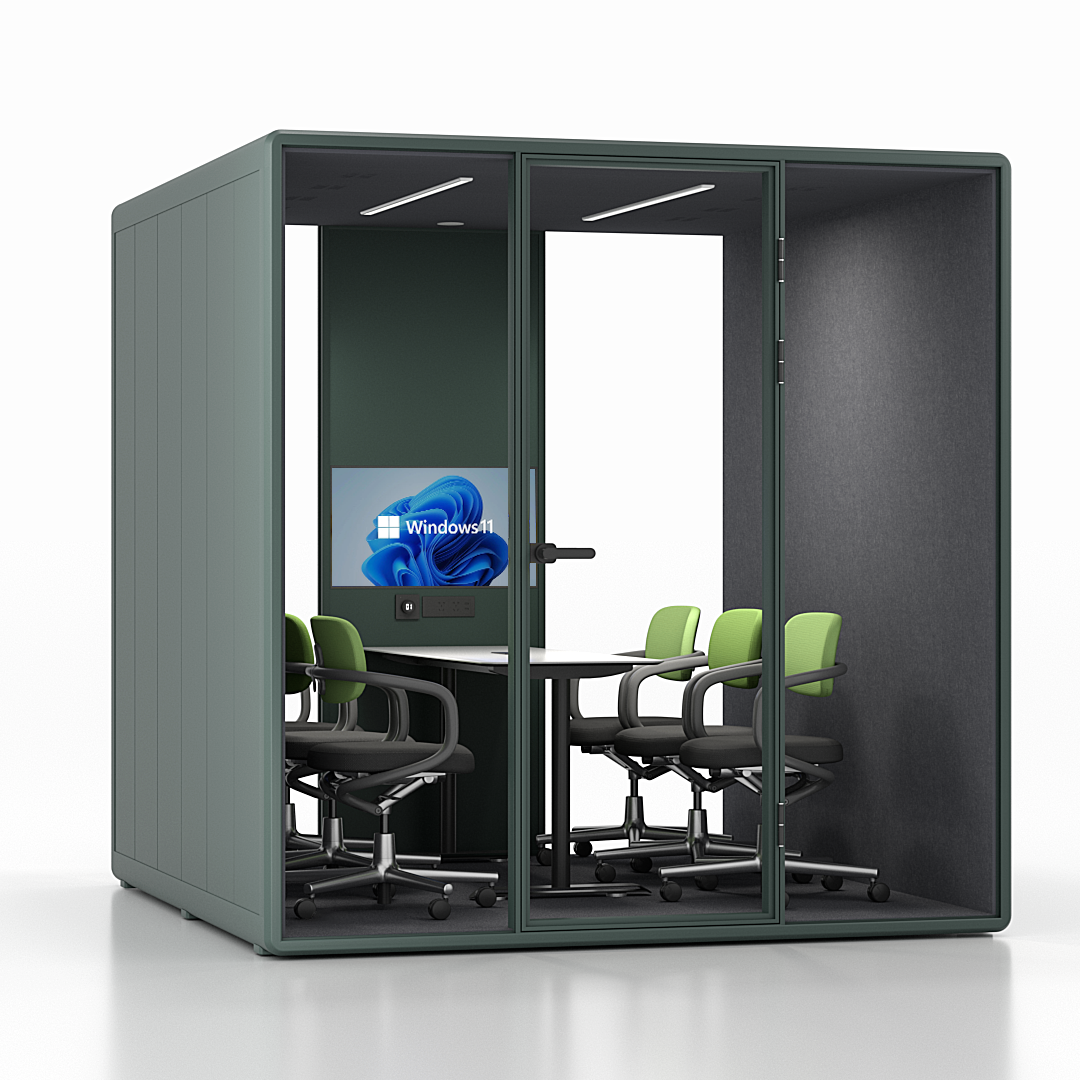 1–6 Person Conference Pod - Large Soundproof Meeting Room